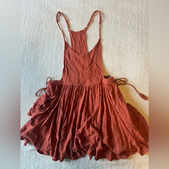 Free People Pants - Free People Boho Jumper/ Romper skirt overalls. Sz small. Earthy brown